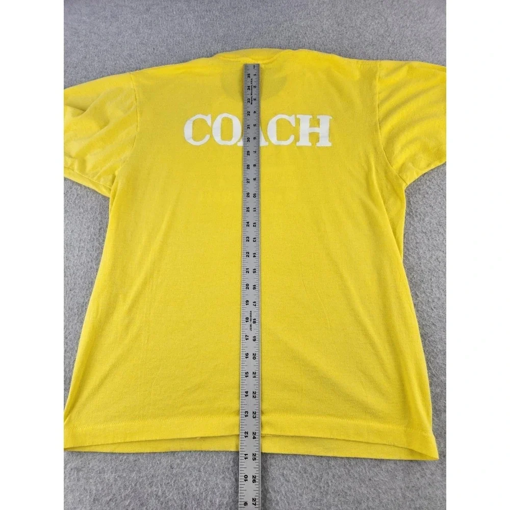 Vintage YMCA Basketball Shirt Single‎ Stitch Coach Tee Screen Stars XL Medium